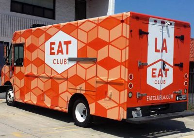La Wraps Eat Club Lunch Truck Wrap
