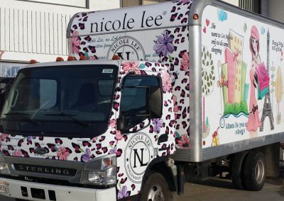 La Wraps Nicole Lee Box Truck Wrap 2