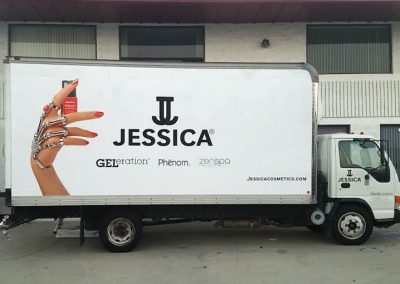 La Wraps Jessica Box Truck Wrap