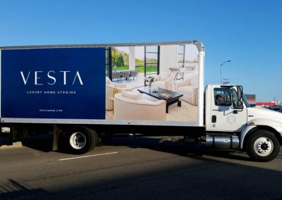 La Wraps Vesta Home Staging Box Truck Wrap